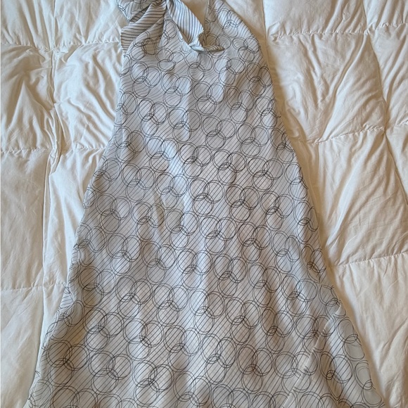 Laundry By Shelli Segal White Halter Top Dress - Picture 3 of 14